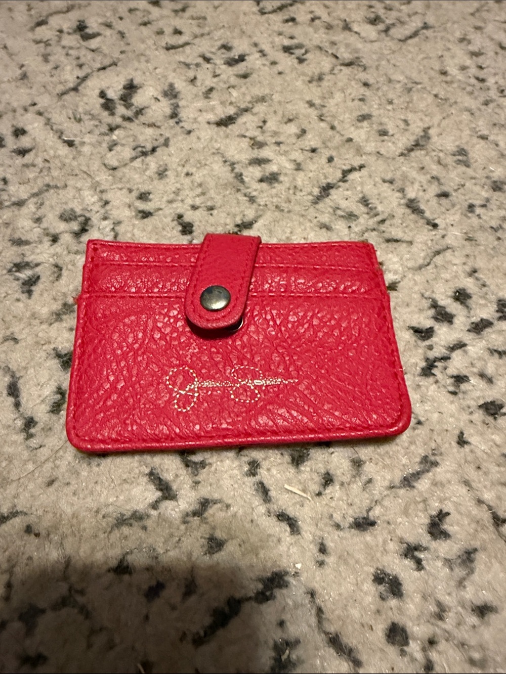 Jessica Simpson Red Card Holder Wallet